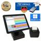 Preview: 15 Zoll Professionelle Gesetzkonforme Elektronische Kassensystem Touchscreen Kasse für Einzelhandel Laden Imbiss Kiosk Friseur mit TSE Modul inkl Zertifikat Windows 11