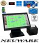 Preview: NEUWARE 15,6 Zoll All In One Touch-Kassensystem für Gastronomiebetriebe(Eisdiele,Restaurant,Pizzeria) inkl TSE Stick,WLAN
