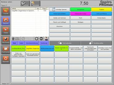 15" Gastro Restaurant Kassensystem Wincor Nixdorf KassenSichV / TSE 2024 Finanzamt Konform PosProm ProMAX 3.7 Windows 10