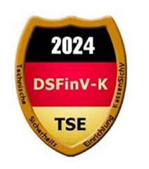 Tousch Kasse für Kiosk Friseur Bäckerei Dönerladen Barbershop mit TSE Modul 2024 inkl Zertifikat Win 10