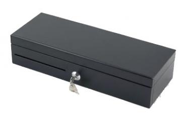 Klappbare Geldlade USB Kassenschublade Supermarkt Geldschublade Kassenlade in Schwarz Metall NEU OVP