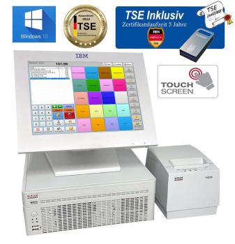 12 Zoll Wincor Nixdorf Einzelhandel Kassensystem Cafe Imbiss Dönerladen + TSE Chip USB Inkl.Zertifikat Windows 10