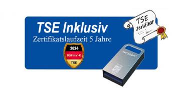 Touchscreen Kassensystem EISDIELE Kellnerkasse mit 2 x Handheld GASTRONOMIE RESTAURANT GRILLHAUS + TSE Stick inkl Zertifikat