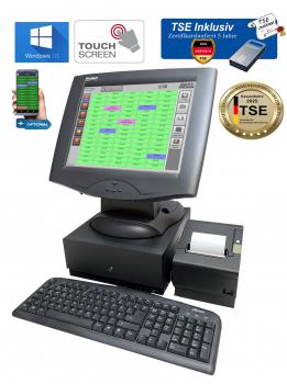 15" Gastro Restaurant Kassensystem Wincor Nixdorf KassenSichV / TSE 2025 Finanzamt Konform PosProm ProMAX 3.7 Windows 10