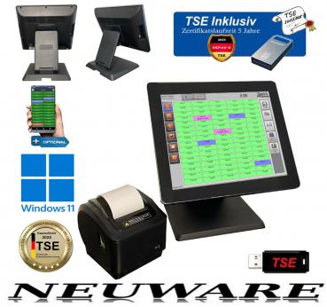 2 x Netzwerk Kassensysteme Kassen für Restaurant Gastronomie Touchscreen KassenSichV / TSE 2025 Finanzamt Konform Posprom Promax 3.7