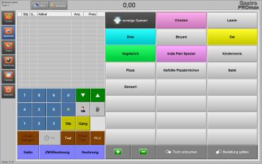 Professionelle Gesetzkonforme Elektronische Kassensystem Touchscreen für Gastronomie und Restaurant mit TSE Modul inkl Zertifikat Windows 11