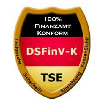 12 Zoll TSE Kassensystem Kasse Kiosk Imbiss Dönnerladen Friseur Fiskal Konform Windows 10 GOBD Inkl.  TSE Modul