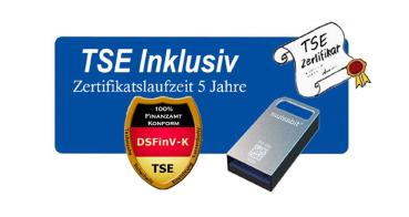 Mini TSE Konforme Kassensystem Gastronomie Restaurant 10,1 Zoll Touchscreen Windows 11 PosProm Promax 3.7