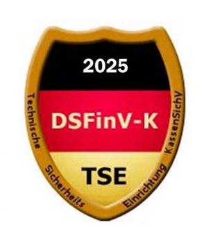 12 Zoll Kasse TSE Konform Kassensystem Einzelhandel Friseur Textil Kiosk Imbiss Inkl. Software Windows 10 KassenSichV / TSE 2025 - Inkl. TSE Modul