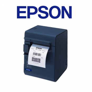Epson TM-L90P Thermo- Etikettendrucker / Barcode Labelprinter Drucker Farbe Schwarz (Black)