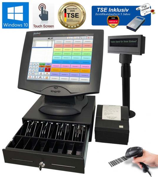 Einzelhandel Kasse Laden Handel Wincor Nixdorf Computerkasse Touchscreen Kassensystem POSprom Textilladen , Einzelhandelgeschäft ,Cafes ,Dönerladen, Friseursalon,Kiosk, Imbiss-Stuben, Kantinen ,Kiosk (Lotto-Toto), Textilhandel , Blumengeschäft , Bäckerei