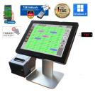 EisDiele Kasse All in One Kassensystem Restaurant Posiflex 15 zoll Touchscreen Windows 11 + TSE Stick mit Zertifikat Gesetzkonform