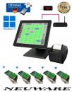 Kassensystem All In One TSE Konform mit Stick inkl Zertifikat und 5 x Kellnerterminal Gastro Kasse Restaurant Eiscafe Posprom Promax 3.7 Windows 11 NEU