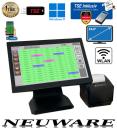 NEUWARE 15,6 Zoll All In One Touch-Kassensystem für Gastronomiebetriebe(Eisdiele,Restaurant,Pizzeria) inkl TSE Stick,WLAN
