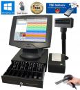 15 Zoll Touchscreen Kassensystem für Einzehandel Kasse Handel Kiosk Textil Friseur KassenSichV / TSE 2024 Finanzamt Konform PosProm Windows 10