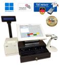 12 Zoll TSE Kassensystem Kasse Kiosk Imbiss Dönnerladen Friseur Fiskal Konform Windows 11 GOBD Inkl. TSE Modul