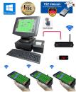15 Zoll Touchscreen Gastronomie Kasse mit 3 x Handheld + TSE Modul inkl Zertifikat Restaurant Kassensystem